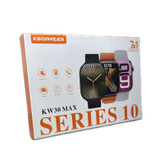ساعت هوشمند 45 میلی متری کیکویر مدل kw30 max with 7 band با بند سیلیکونی