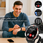 ساعت هوشمند 49 میلیمتری لونکس مدل C͏22 UItra بند سیلیکونی