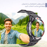ساعت هوشمند 47 میلی متری لونکس مدل C22-Ultra2026 با بند سیلیکونی