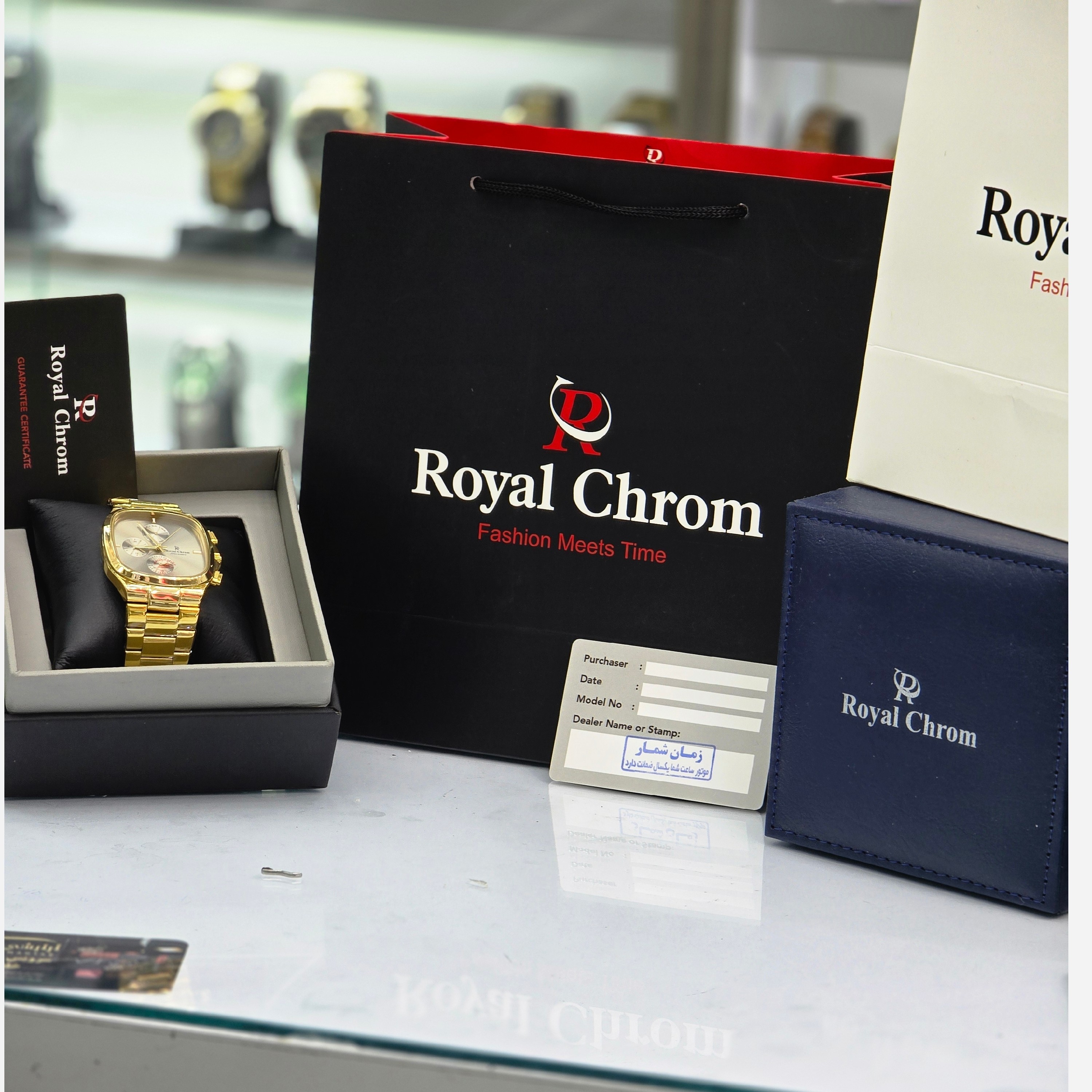 ساعت مچی مردانه رویال کروم (Royal Chrom) اورجینال