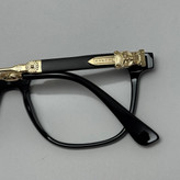 عینک بلوکات کروم هارتز مشکی طلایی Chrome Hearts 2272 - کیفیت مستر