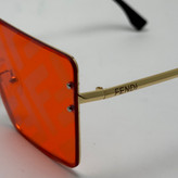 عینک آفتابی و شب فریم لس فندی FENDI قرمز کد 4