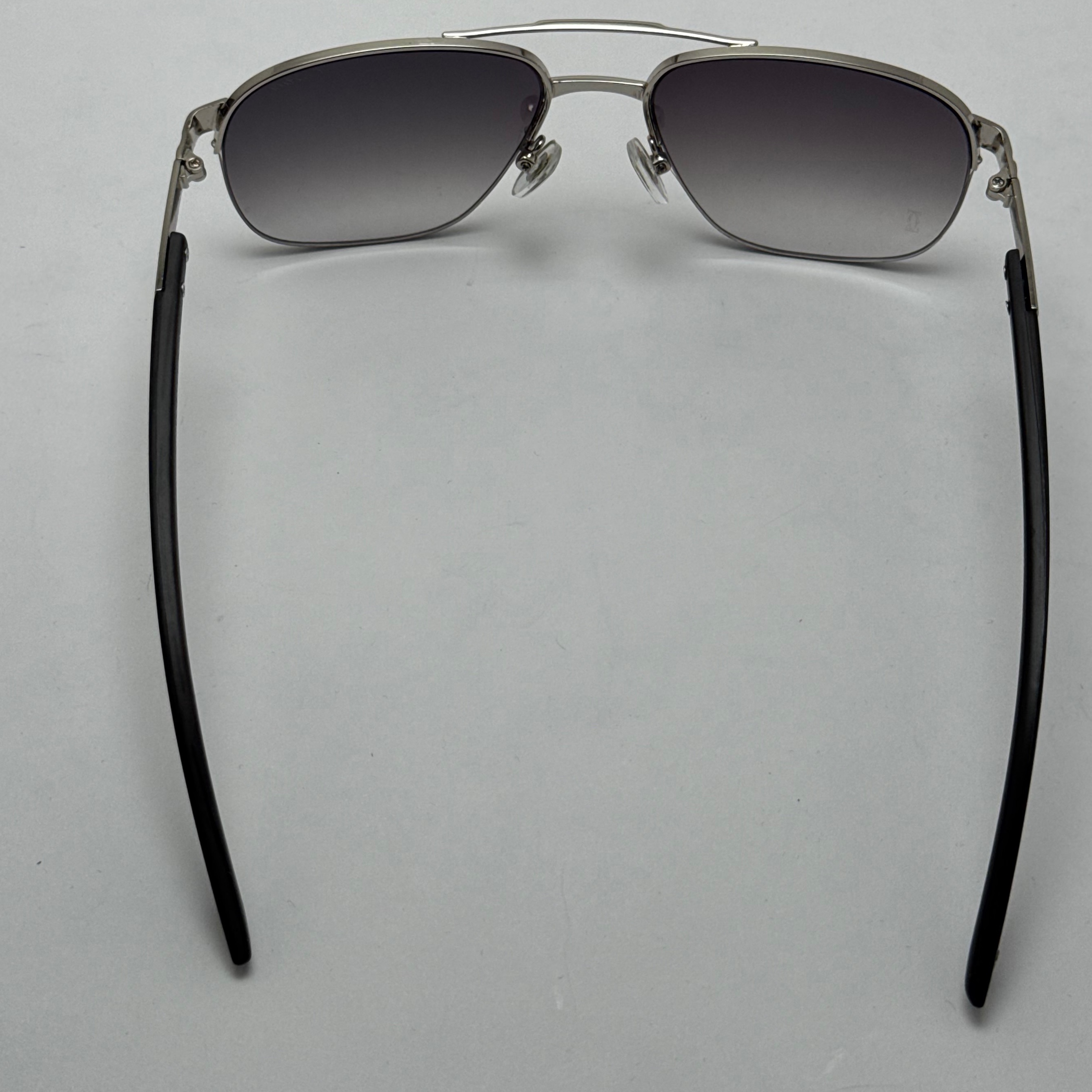 عینک آفتابی مردانه کارتیر Cartier مدل Santos مشکی نقره ای