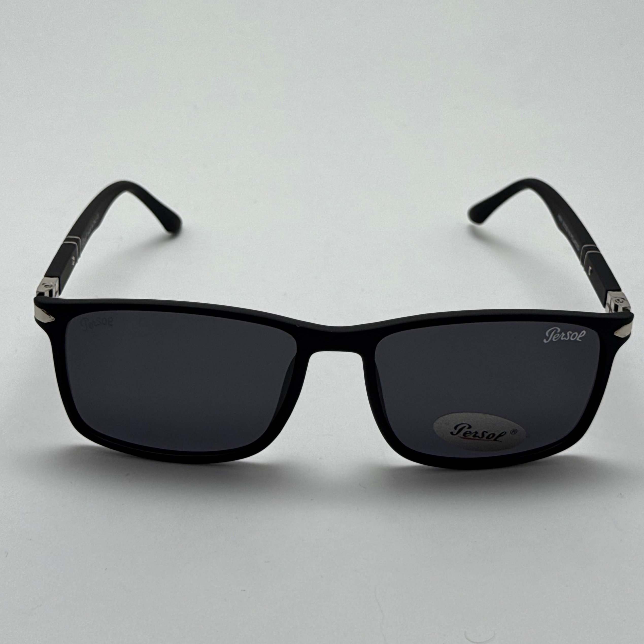 عینک آفتابی پلاریزه پرسول PERSOL مستطیلی لولا فنری کد P 8011