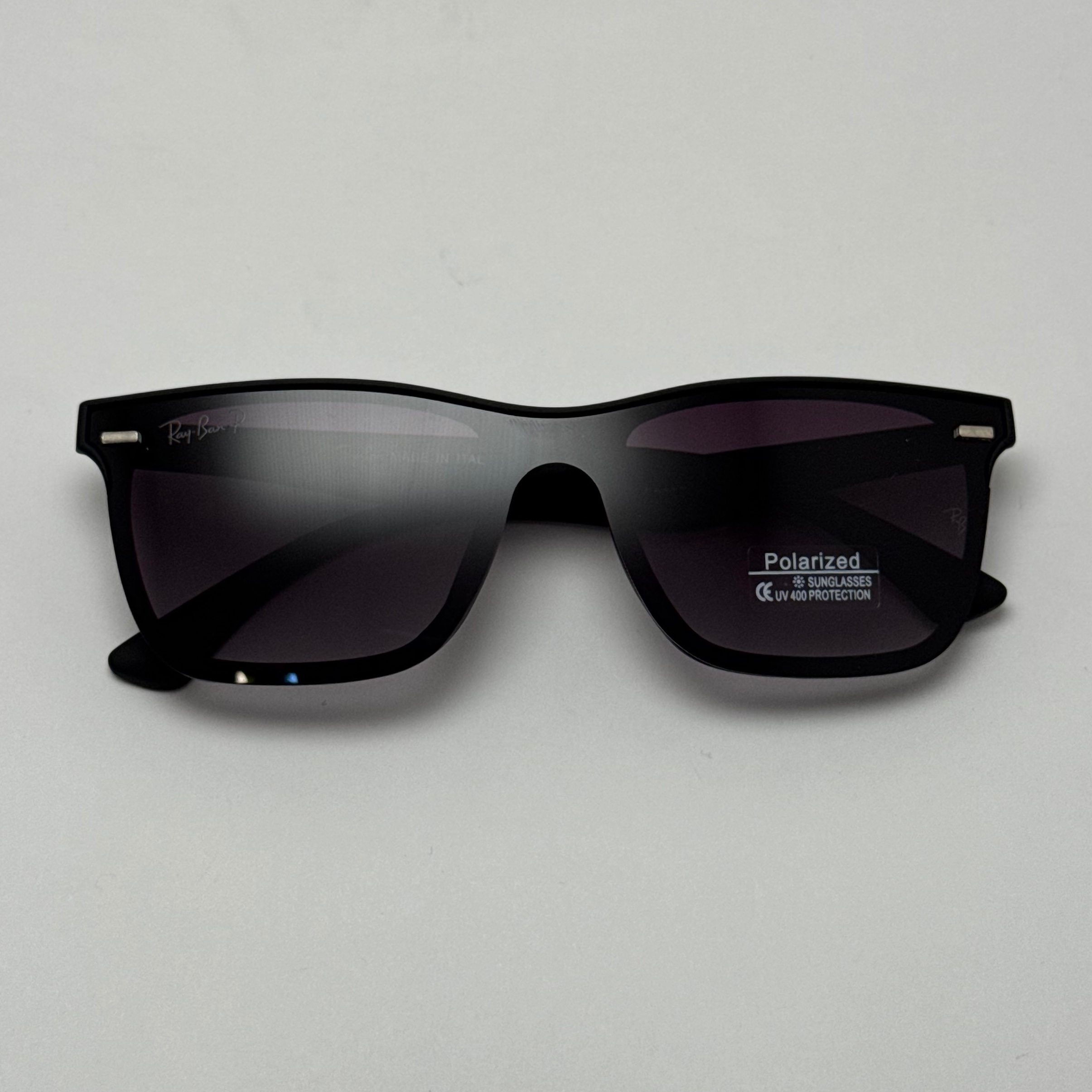 عینک آفتابی پلاریزه ریبن rayban تمام مشکی کد p2222