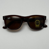 عینک آفتابی ریبن ویفرر شیشه سنگ قهوه ای به همراه پک کامل ریبن Rayban WAYFARER RB 0502S