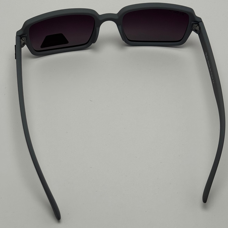 عینک آفتابی پلاریزه ریبن مستطیلی طوسی کد rayban RB 2201