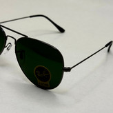 عینک ریبن خلبانی شیشه سنگ فریم نوک مدادی عدسی سبز آمریکایی آنتی رفلکس REYBAN AVIATOR RB 3025 با پک کامل