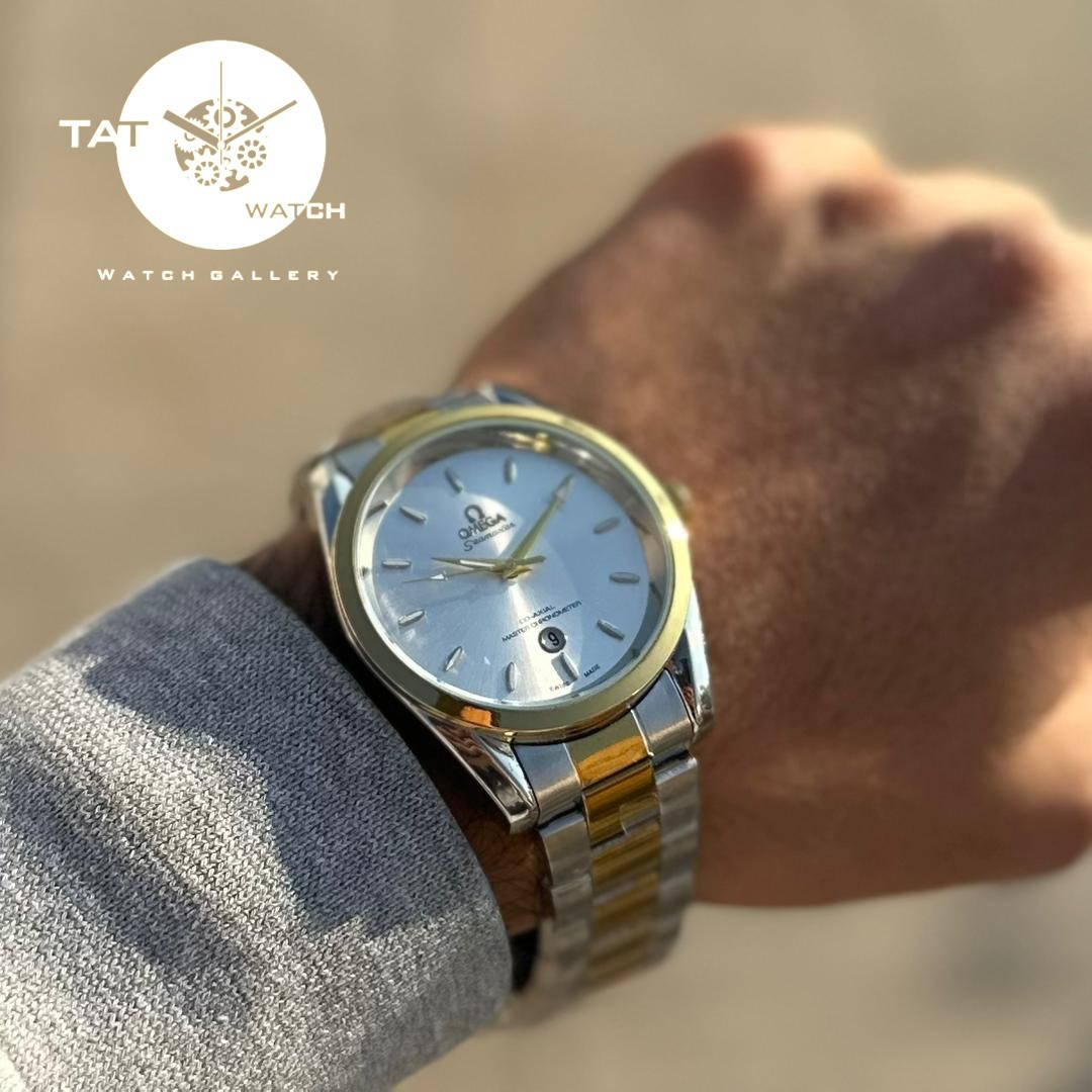 ساعت مردانه امگا سیمستر رنگ ثابت با گارانتی یکساله omega ساعت مچی