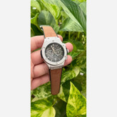 ساعت هابلوت Hublot بند قهوه ای کیفیت درجه یک رنگ ثابت تاریخ دار با جعبه
