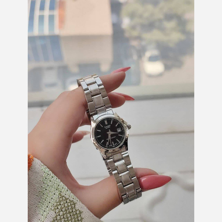ساعت کاسیو زنانه استیل مشکی
