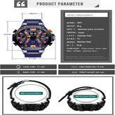 ساعت مچی عقربهای کوارتز مردانه اس میل مدل 8087-DARK-BL