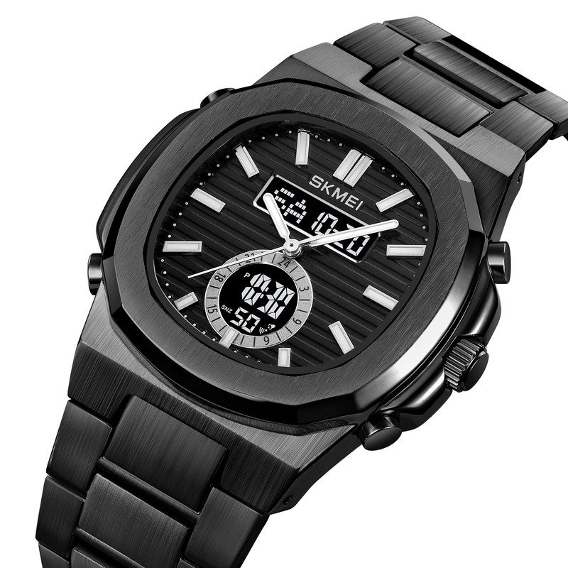 ساعت مچی عقربهای کوارتز مردانه اسکمی مدل 2279-blk-1