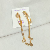 گوشواره آویز طرح طلا ysx