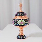 شکلات خوری پایه دار مس و پرداز ارتفاع 29