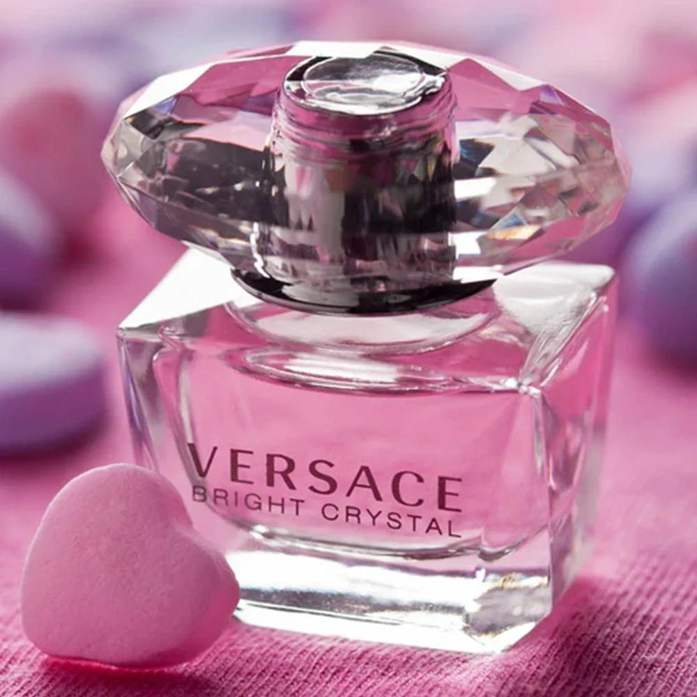 عطر ادکلن ورساچه صورتی برایت کریستال زنانه خنک و ملایم Versace Bright Crystal درجه 1 سوئیس (پس کرایه)