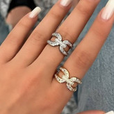 انگشتر زنانه مینیمال کلاسیک فری سایز freesize رنگ ثابت با کیفیت بالا کد zmc (پس کرایه)