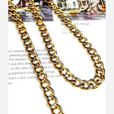 گردنبند مردانه مدل کارتیه Cartier جنس استیل عیار 316 رنگ ثابت کد ztk (پس کرایه)