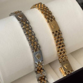 دستبند مردانه رولکس Rolex با پلاک جنس استیل عیار 316 کیفیت عالی کدsm (پس کرایه)