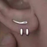 گوشواره استیل طرح اسپورت رنگ ثابت کد sf (پس کرایه)