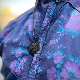 گردنبند و آویز پلاک استیل مردانه طرح ورساچ Versace تنوع طرح رنگ ثابت کد gy (پس کرایه)