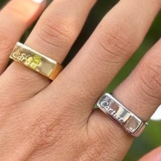 انگشتر استیل زنانه طرح کارتیر Cartier رنگ ثابت کد sm (پس کرایه)