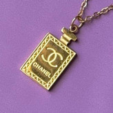 گردنبند و آویز پلاک طرح چنل CHANEL تنوع طرح رنگ ثابت کد sm