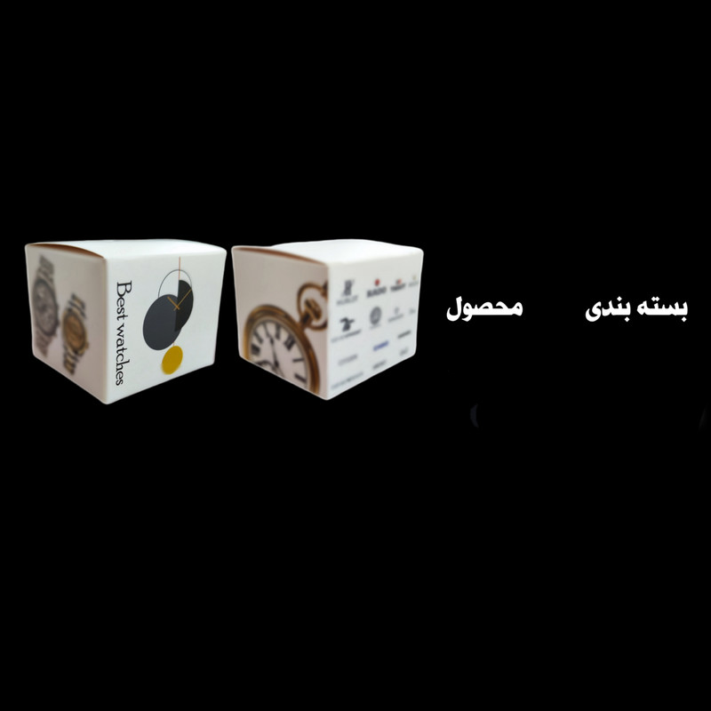 ساعت مچی عقربهای کوارتز مردانه مدل دو زمانه کرنوگراف بند پیو کد c
