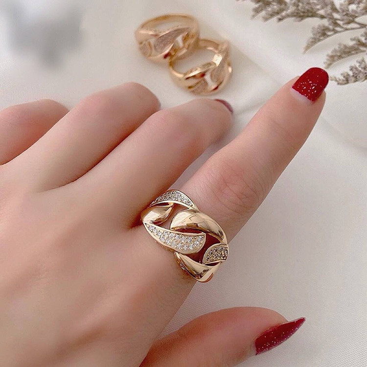 انگشتر دخترانه و زنانه طرح طلا xuping ژوپینگ بسیار شیک ارسال رایگان