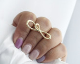 انگشتر پاپیون فورتیک طلا