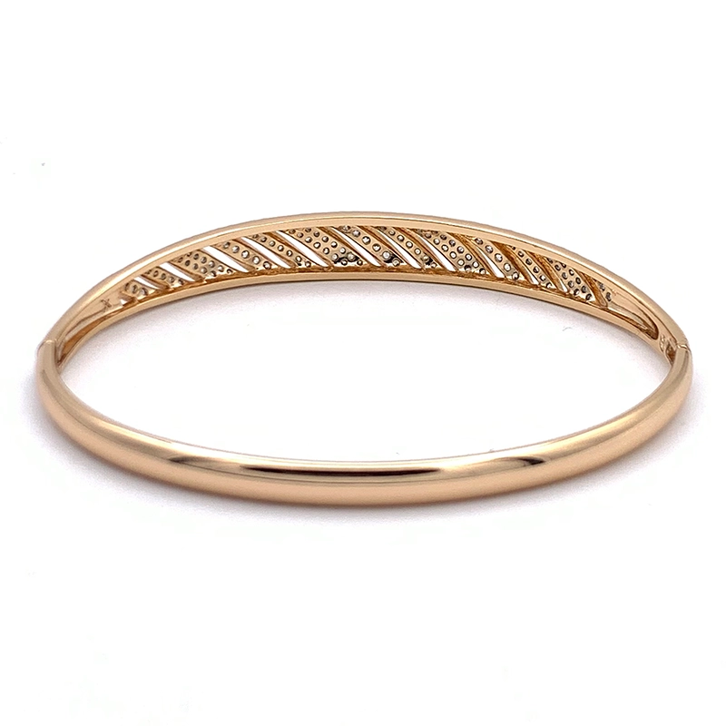 دستبند النگویی زنانه ژوپینگ طرح مارپیچ