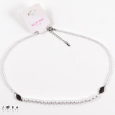 گردنبند مرواریدی بیضی ژوپینگ 1082072994
