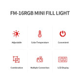 نور ثابت ال ای دی جی ماری مدل FM16RGB