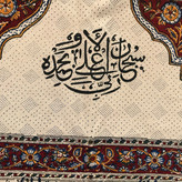 سجاده قلمکار طرح گل اناری سایز 60-120