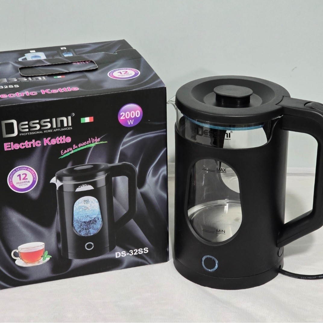 کتری برقی پیرکس دسینی ایتالیا (ارسال رایگان) 2000w (2.3 لیتر) DS-32SS