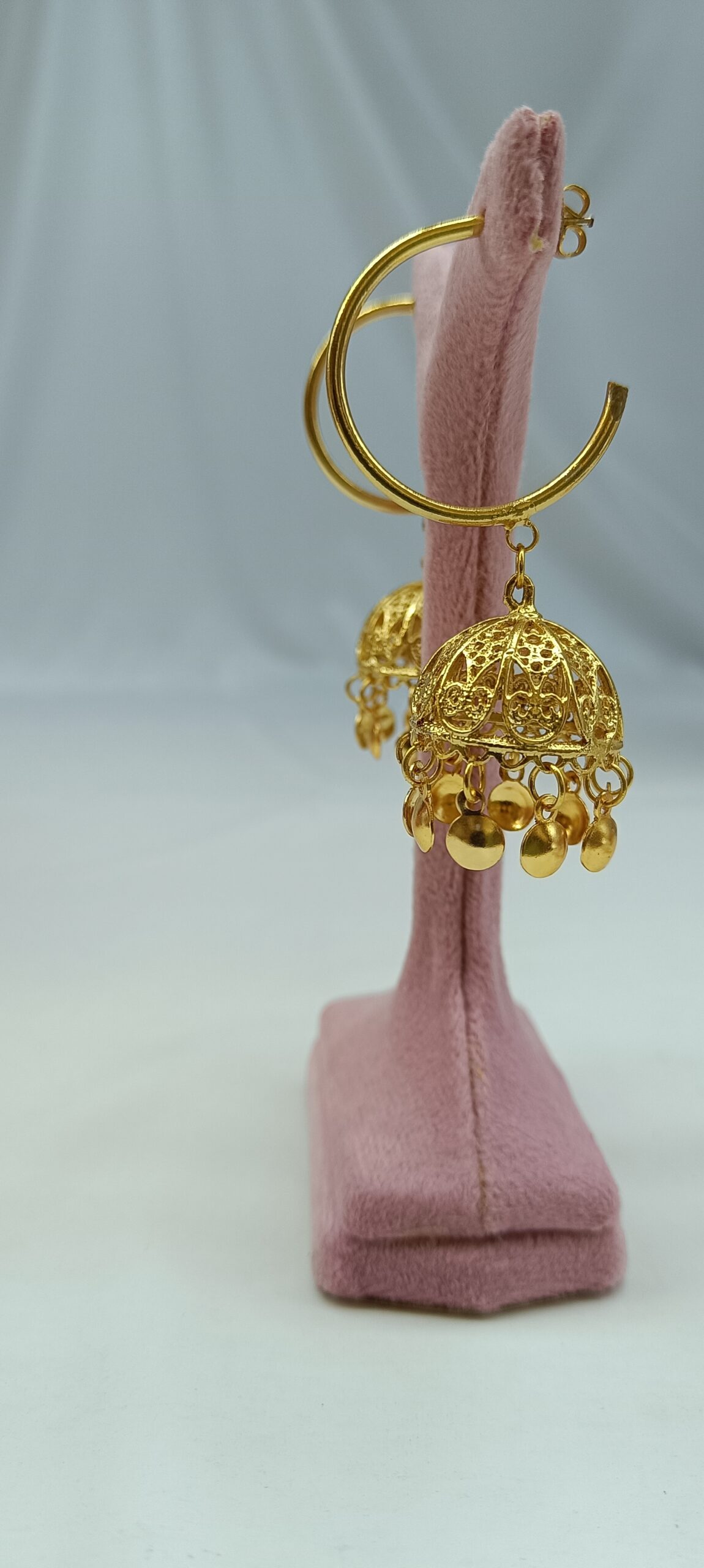 گوشواره هندی لوستری | جشن و مراسم | بدلیجات روح گندم