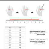 انگشتر مردانه نقره روس کد 94