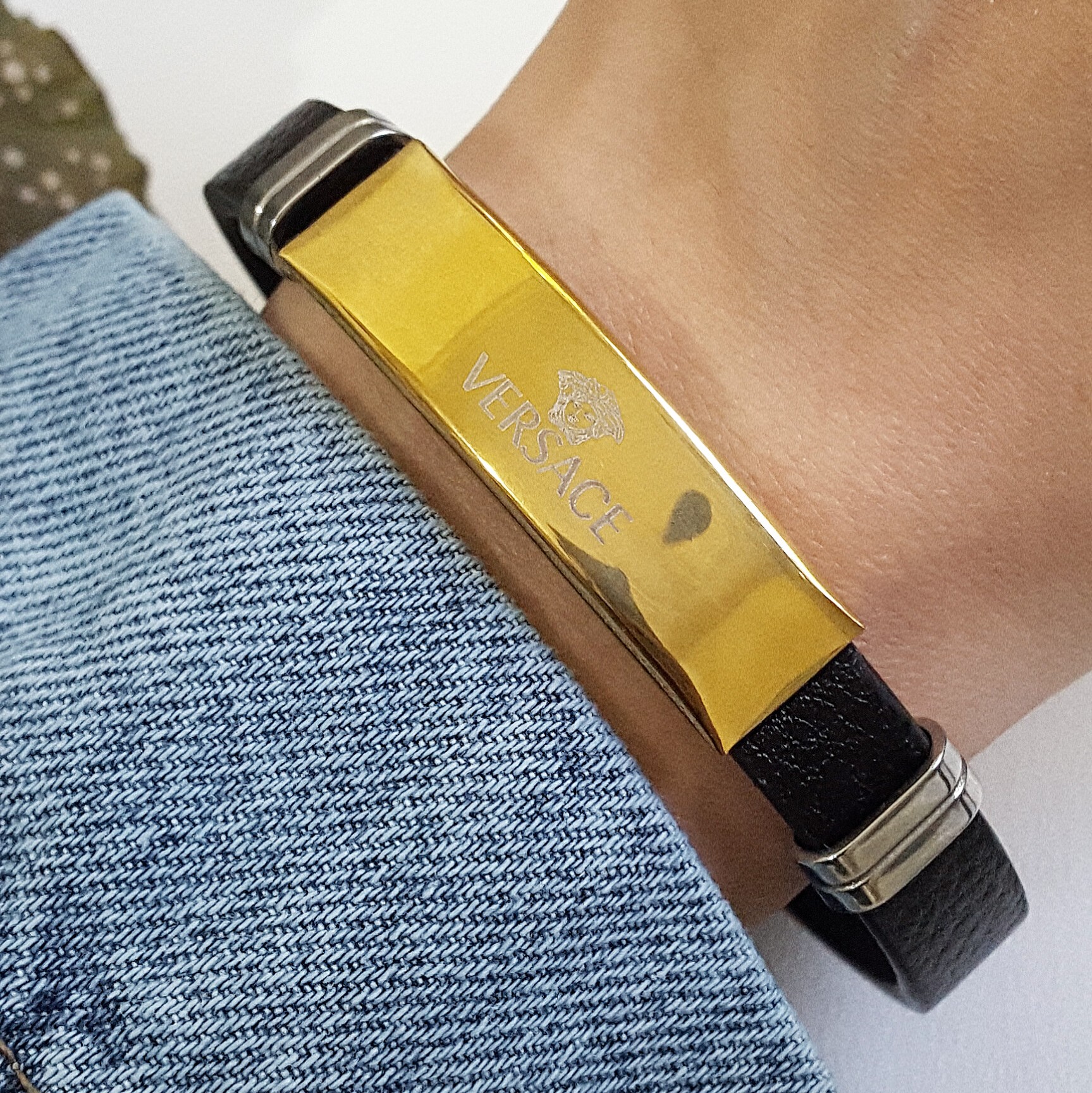 ست دستبندچرمی درجه یک برند VERSACE ورساچ