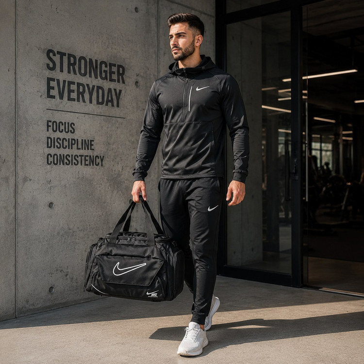 ساک ورزشی نانسی Nike دراولتر ساک باشگاهی جاکفشی دار سایز 32 در 55 سانتی متر