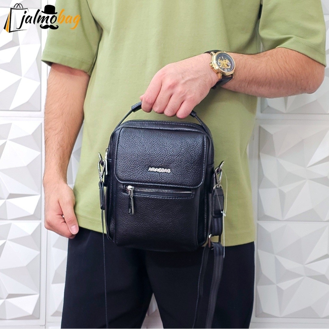 کیف دستی دوشی چرم خارجی کد 2088