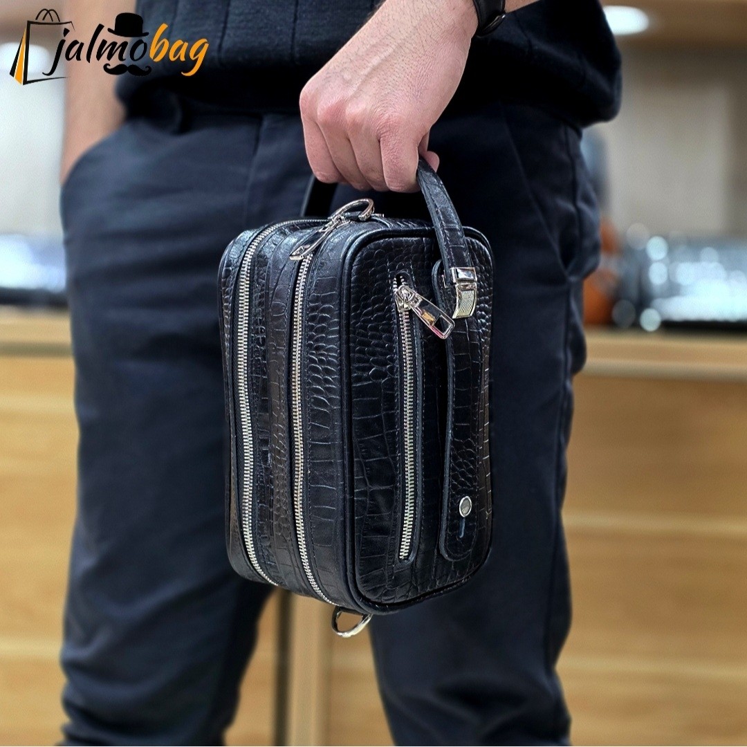 کیف دستی دوشی (شوزبگ) چرم طبیعی کد 3240