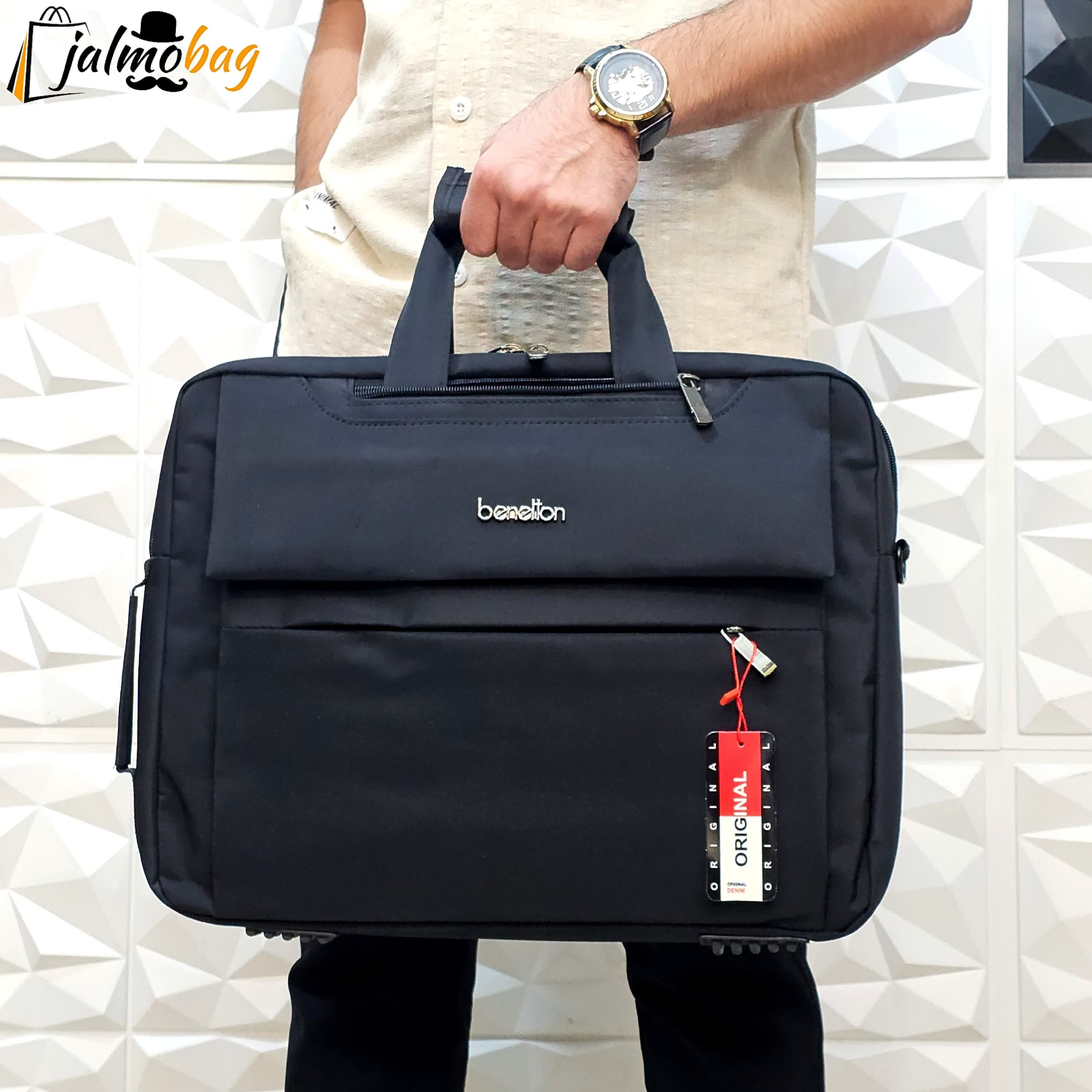 کیف اداری لپتاپی 3 کاره بنلتون benelton کد 6042