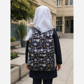 کوله مدرسه طرح دار