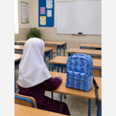 کوله مدرسه طرح دار