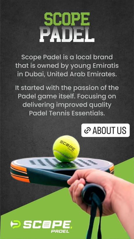 توپ پدل (تنیس پدل، اسکواش) Scope Padel قوطی 3 عددی اورجینال