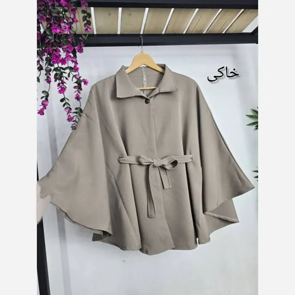 شنل زنانه مدل روژان جنس مازراتی سایز بزرگ فری سایز تا 58