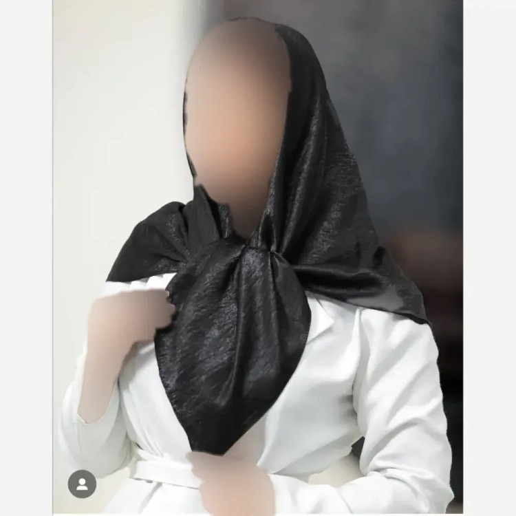 روسری زنانه کوپرا مشکی قواره 125 اعلا