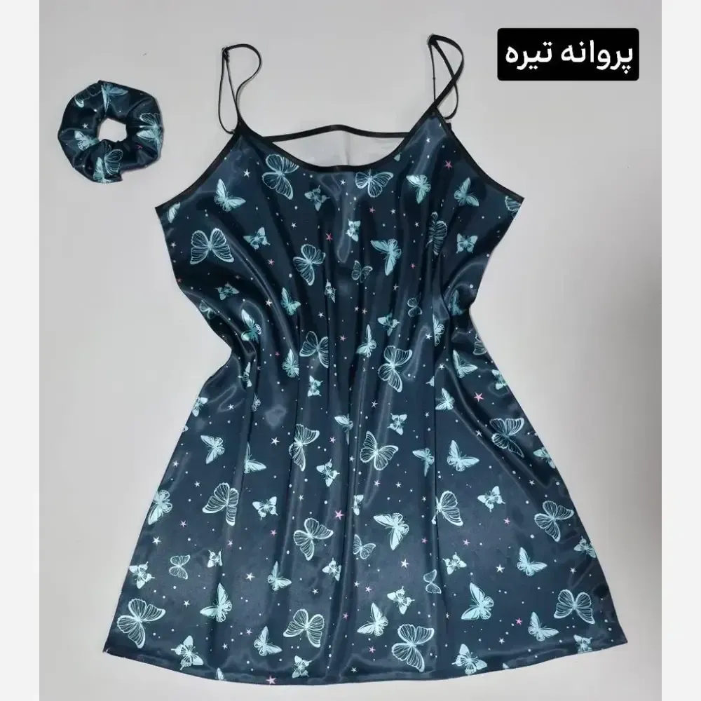 تاپ بلند زنانه مدل واسکارنچی جنس ساتن الیکس فری سایز (2)