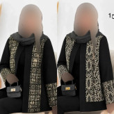 کت زنانه مدل ماندانا جنس پرشین مکانیک سوزن دوزی شده سایز فری 36 تا 46