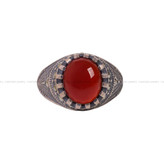 انگشتر عقیق مردانه کد 6696